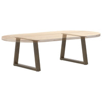 Kavos staliuko kojelės, V formos, 2 vnt., natūralus plienas, 70x(42 - 43,3) cm, plienas - Namų Idėja