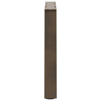 Kavos staliuko kojelės, V formos, 2 vnt., natūralus plienas, 70x(42 - 43,3) cm, plienas - Namų Idėja