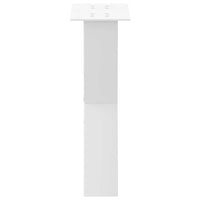 Kavos staliuko kojelės, X formos, 2 vnt., baltos, 38x(42 - 43) cm, plienas - Namų Idėja