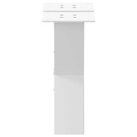 Kavos staliuko kojelės, X formos, 2 vnt., baltos, 40x(30 - 31) cm, plienas - Namų Idėja