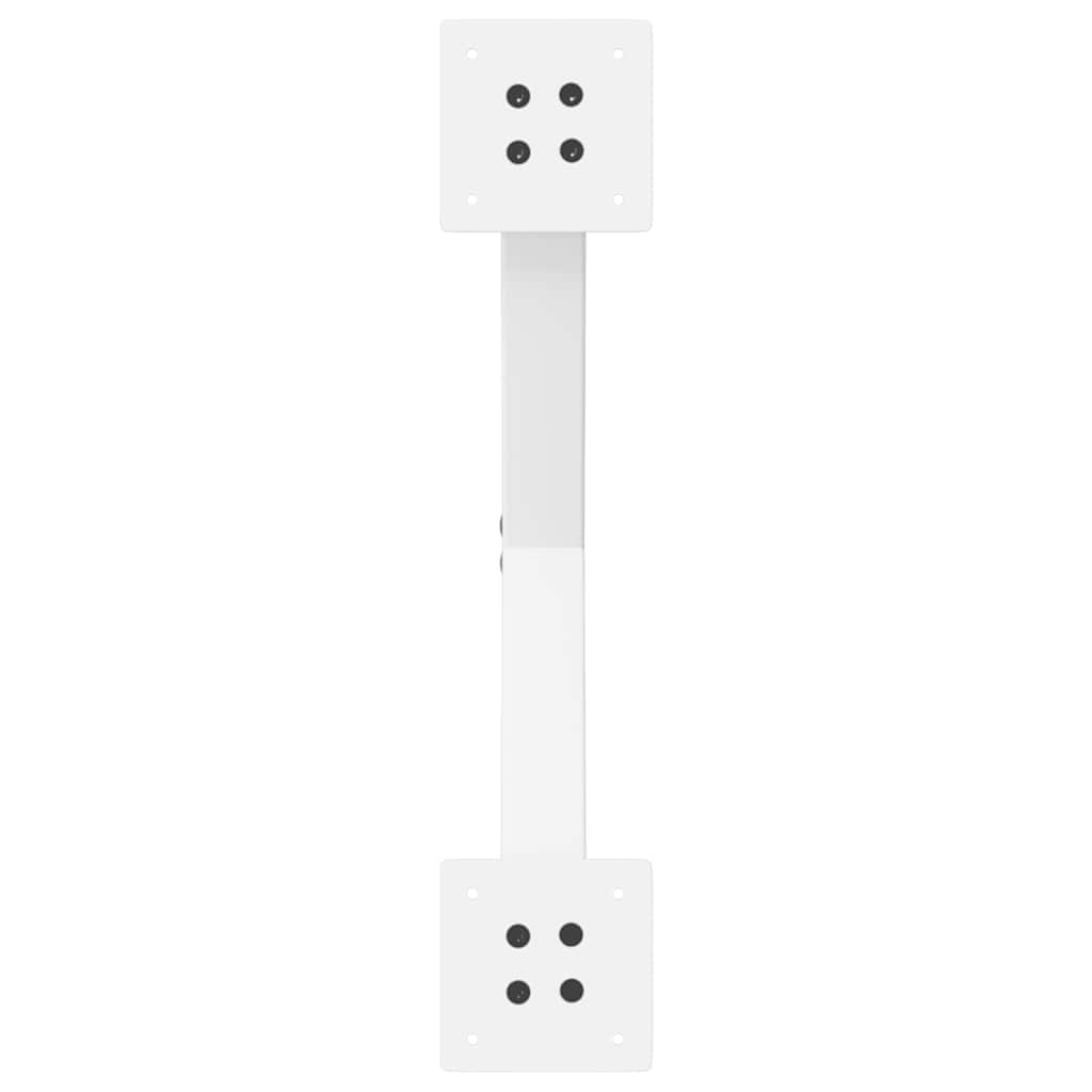 Kavos staliuko kojelės, X formos, 2 vnt., baltos, 50x(30 - 31) cm, plienas - Namų Idėja