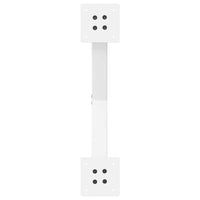 Kavos staliuko kojelės, X formos, 2 vnt., baltos, 50x(30 - 31) cm, plienas - Namų Idėja