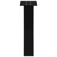Kavos staliuko kojelės, X formos, 2 vnt., juodos, 28x(42 - 43) cm, plienas - Namų Idėja