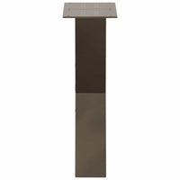 Kavos staliuko kojelės, X formos, 2 vnt., natūralus plienas, 28x(42 - 43) cm, plienas - Namų Idėja