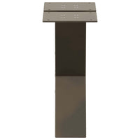 Kavos staliuko kojelės, X formos, 2 vnt., natūralus plienas, 30x(30 - 31) cm, plienas - Namų Idėja