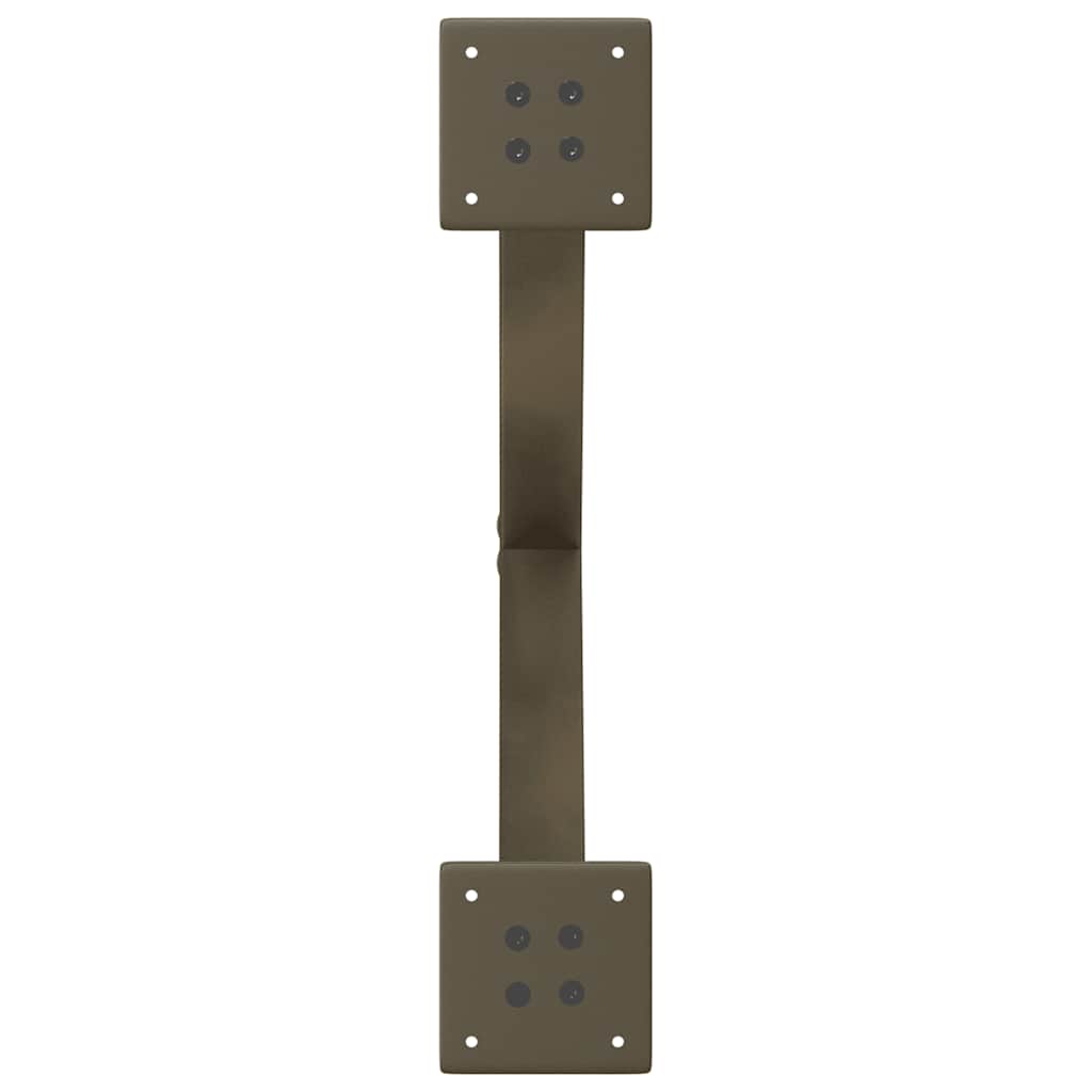 Kavos staliuko kojelės, X formos, 2 vnt., natūralus plienas, 50x(42 - 43) cm, plienas - Namų Idėja