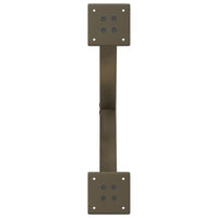 Kavos staliuko kojelės, X formos, 2 vnt., natūralus plienas, 60x(30 - 31) cm, plienas - Namų Idėja