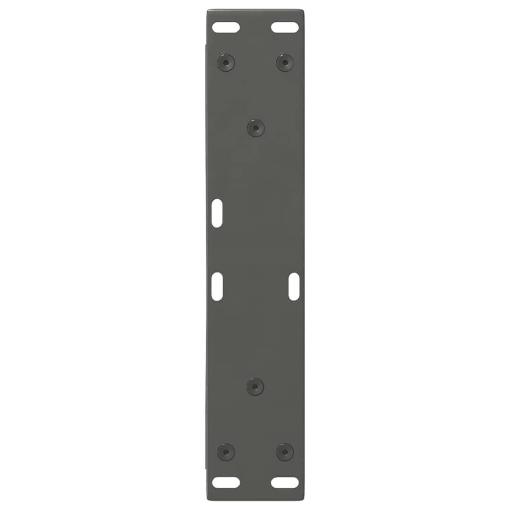 Kavos staliuko kojos, 2 vnt., antracito spalvos, 40x(30 - 31,3) cm, plienas - Namų Idėja