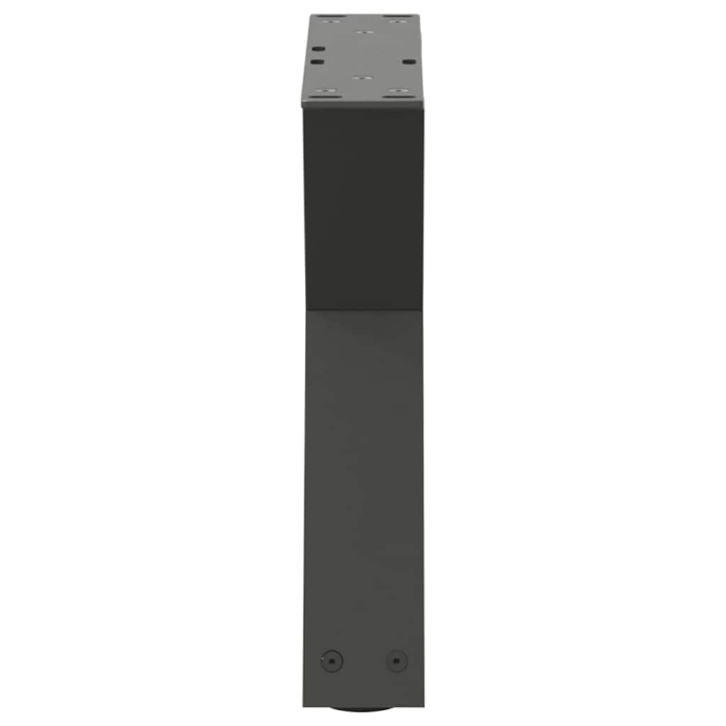 Kavos staliuko kojos, 2 vnt., antracito spalvos, 50x(30 - 31,3) cm, plienas - Namų Idėja