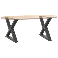 Kavos staliuko kojos, 2 vnt., antracito spalvos, 60x(42 - 43,3) cm, plienas - Namų Idėja