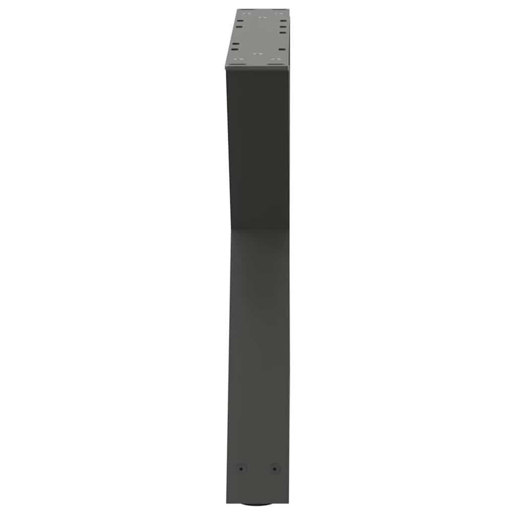 Kavos staliuko kojos, 2 vnt., antracito spalvos, 60x(42 - 43,3) cm, plienas - Namų Idėja