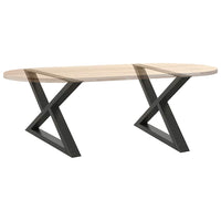 Kavos staliuko kojos, 2 vnt., antracito spalvos, 70x(42 - 43,3) cm, plienas - Namų Idėja