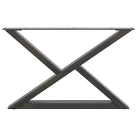 Kavos staliuko kojos, 2 vnt., antracito spalvos, 70x(42 - 43,3) cm, plienas - Namų Idėja