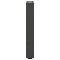 Kavos staliuko kojos, antracito spalvos, 2 vnt., 28x(42 - 43) cm, plienas - Namų Idėja