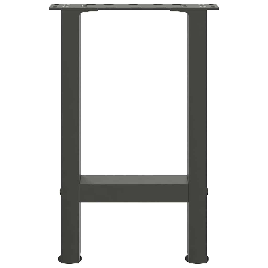 Kavos staliuko kojos, antracito spalvos, 2 vnt., 28x(42 - 43) cm, plienas - Namų Idėja