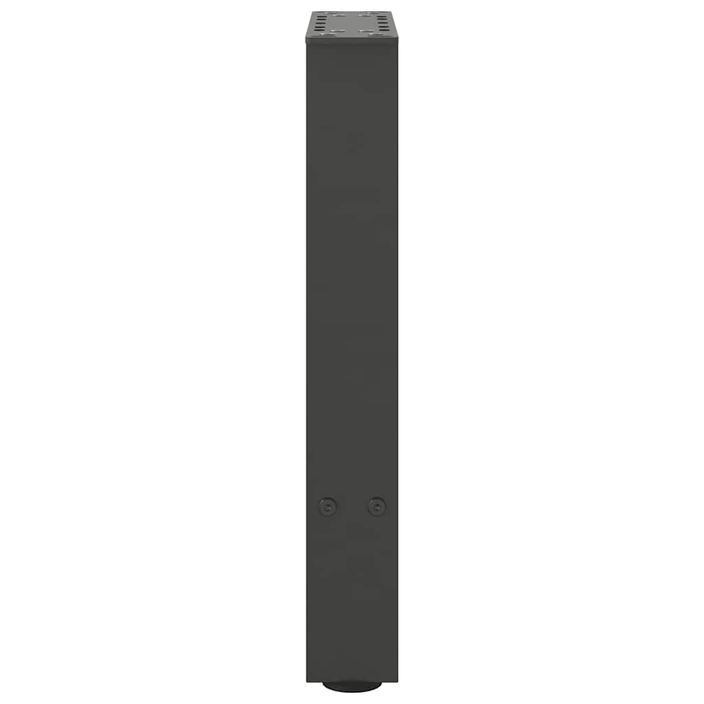 Kavos staliuko kojos, antracito spalvos, 2 vnt., 38x(42 - 43) cm, plienas - Namų Idėja