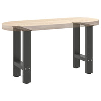 Kavos staliuko kojos, antracito spalvos, 2 vnt., 38x(42 - 43) cm, plienas - Namų Idėja