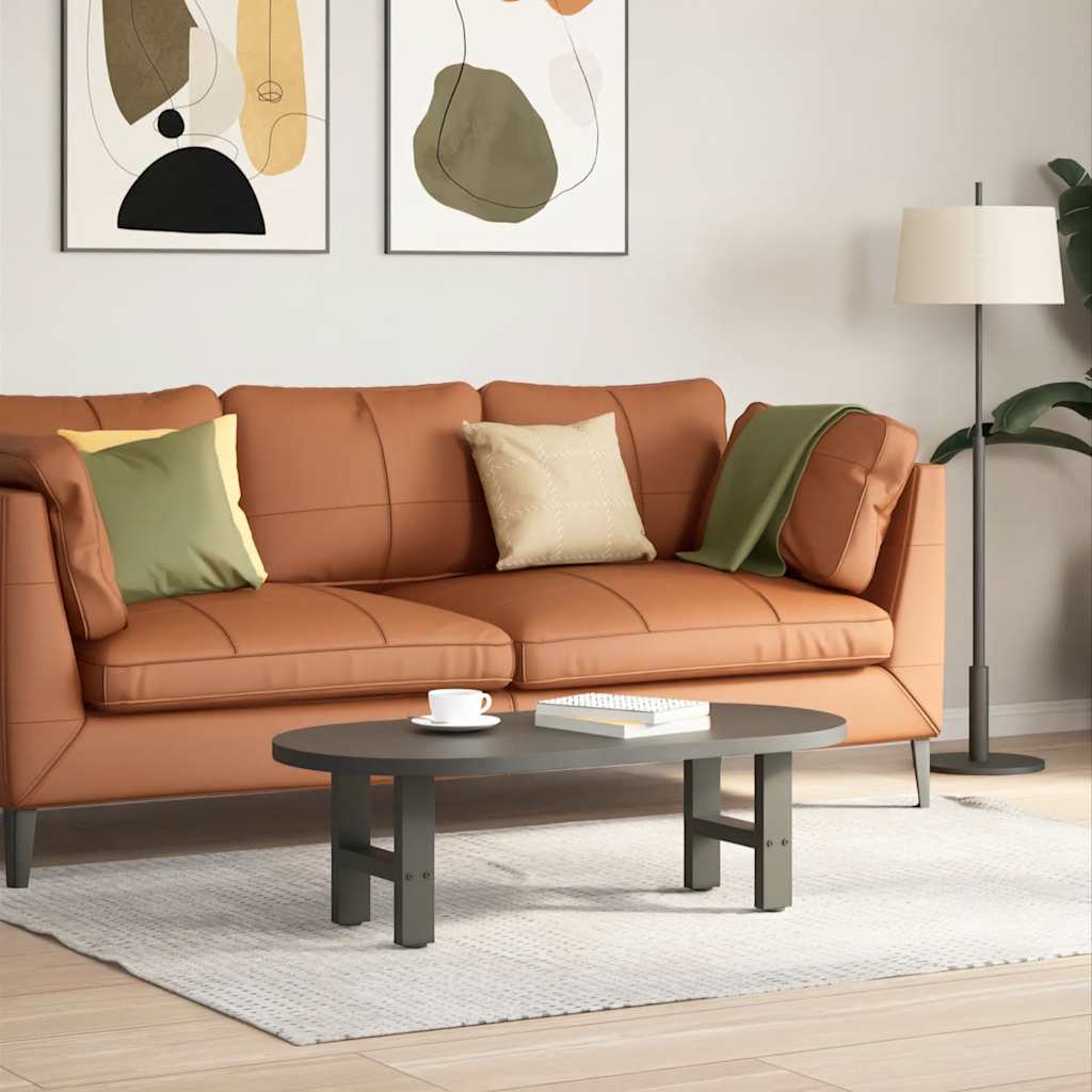 Kavos staliuko kojos, antracito spalvos, 2 vnt., 40x(30 - 31) cm, plienas - Namų Idėja