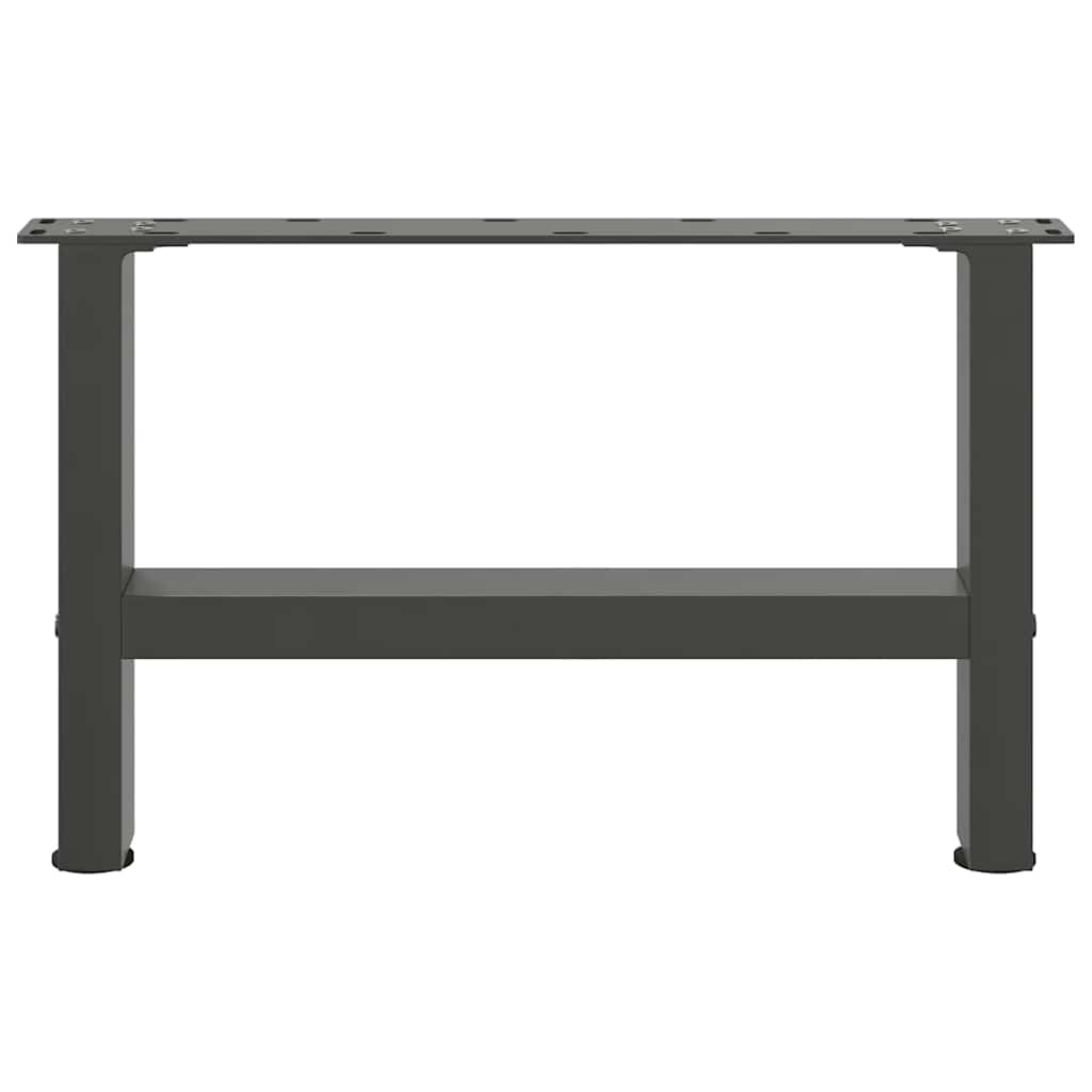 Kavos staliuko kojos, antracito spalvos, 2 vnt., 50x(30 - 31) cm, plienas - Namų Idėja