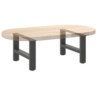Kavos staliuko kojos, antracito spalvos, 2 vnt., 50x(30 - 31) cm, plienas - Namų Idėja