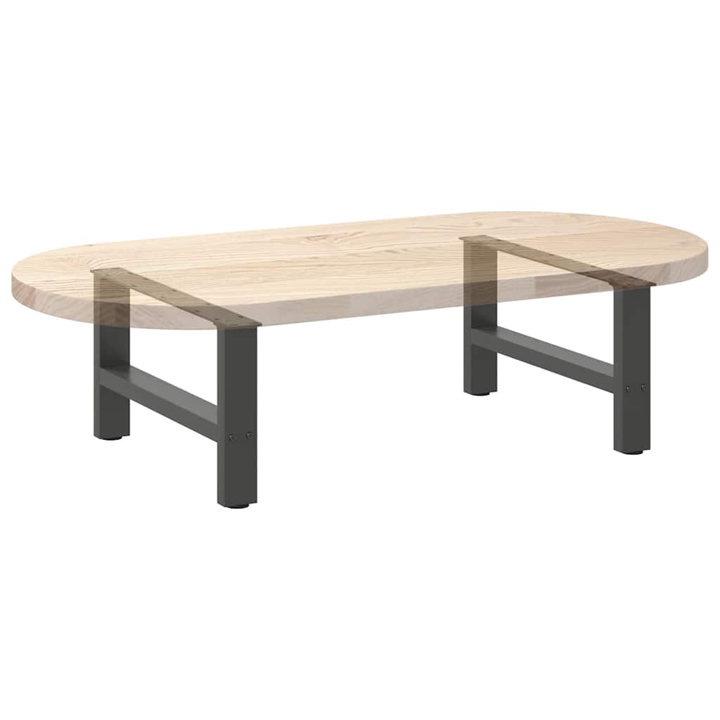 Kavos staliuko kojos, antracito spalvos, 2 vnt., 60x(30 - 31) cm, plienas - Namų Idėja