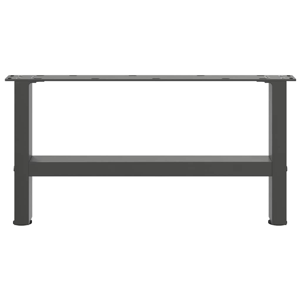 Kavos staliuko kojos, antracito spalvos, 2 vnt., 60x(30 - 31) cm, plienas - Namų Idėja