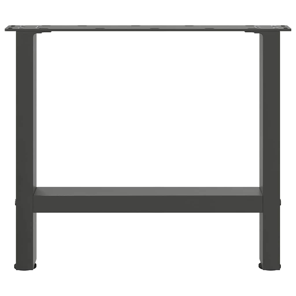 Kavos staliuko kojos, antracito spalvos, 2 vnt., 60x(42 - 43) cm, plienas - Namų Idėja