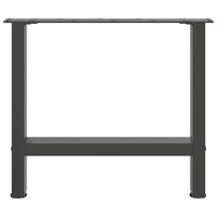 Kavos staliuko kojos, antracito spalvos, 2 vnt., 60x(42 - 43) cm, plienas - Namų Idėja