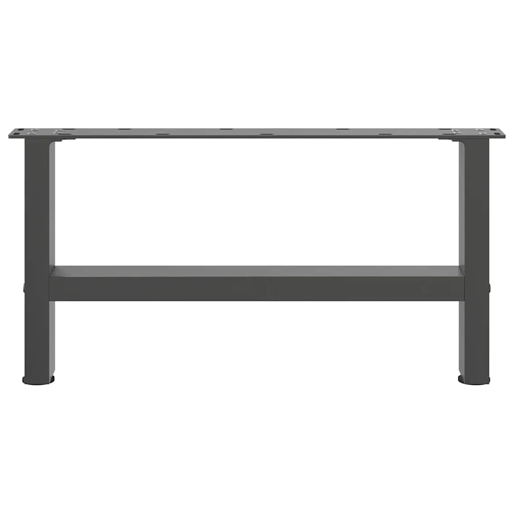 Kavos staliuko kojos, antracito spalvos, 2 vnt., 70x(30 - 31) cm, plienas - Namų Idėja