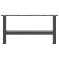 Kavos staliuko kojos, antracito spalvos, 2 vnt., 70x(30 - 31) cm, plienas - Namų Idėja