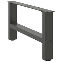 Kavos staliuko kojos, antracito spalvos, 2 vnt., 70x(30 - 31) cm, plienas - Namų Idėja