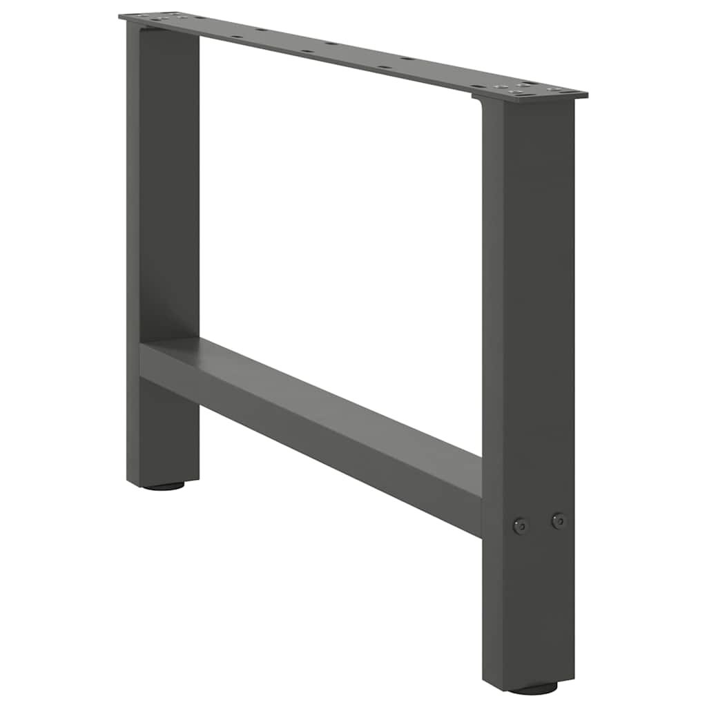 Kavos staliuko kojos, antracito spalvos, 2 vnt., 70x(42 - 43) cm, plienas - Namų Idėja