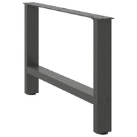 Kavos staliuko kojos, antracito spalvos, 2 vnt., 70x(42 - 43) cm, plienas - Namų Idėja