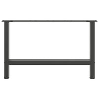 Kavos staliuko kojos, antracito spalvos, 2 vnt., 70x(42 - 43) cm, plienas - Namų Idėja