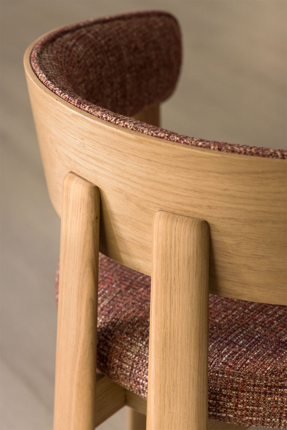Kėdė OLENA, bouclé Red Roof spalva