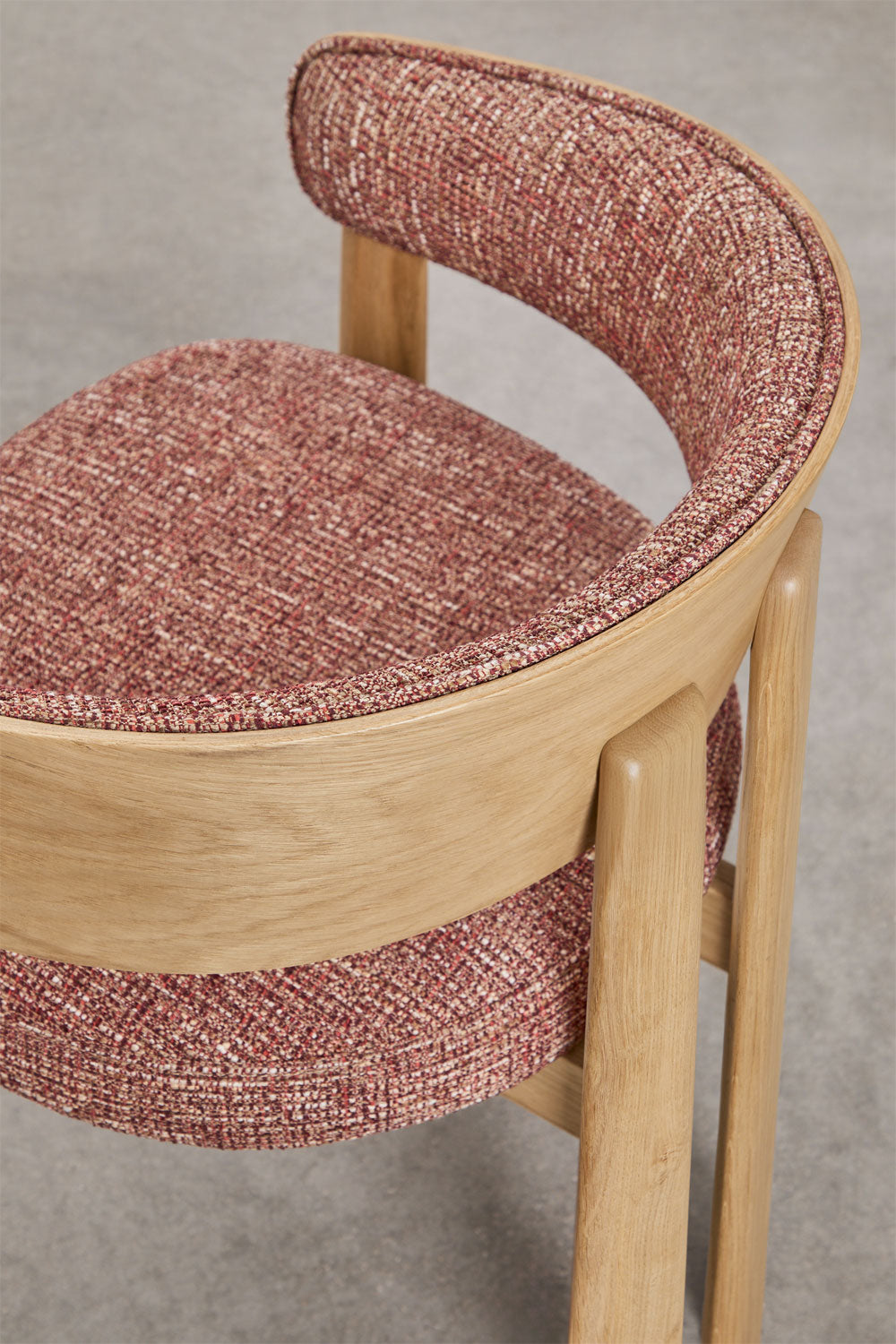 Kėdė OLENA, bouclé Red Roof spalva