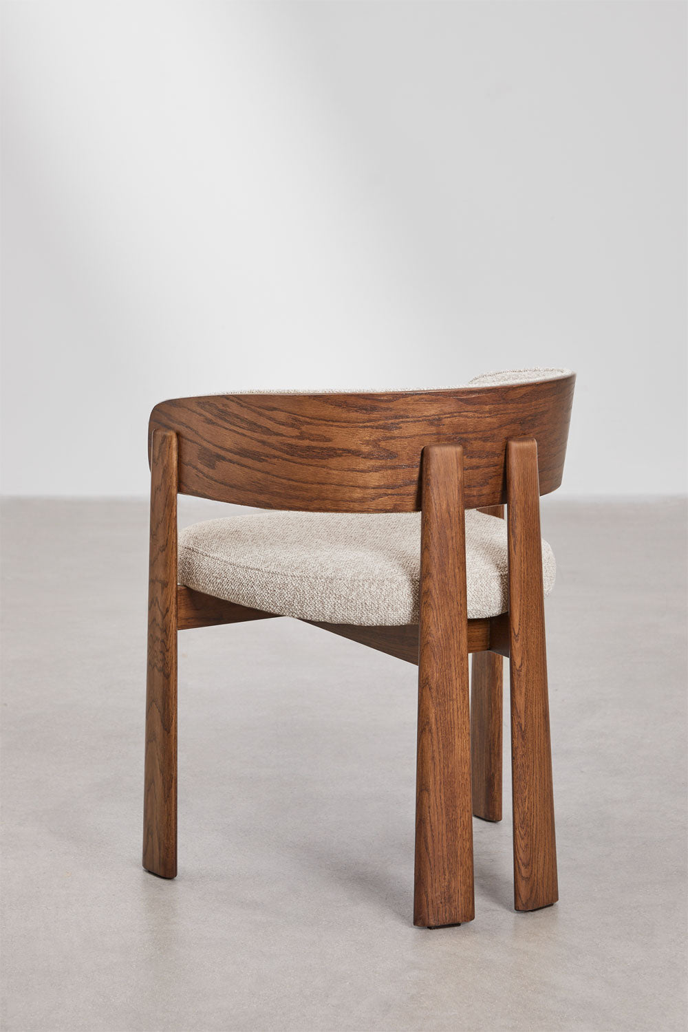 Chair OLENA, bouclé cream sand color