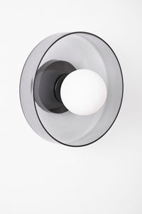 Sieninis šviestuvas JAKERA, juoda, Ø25 cm