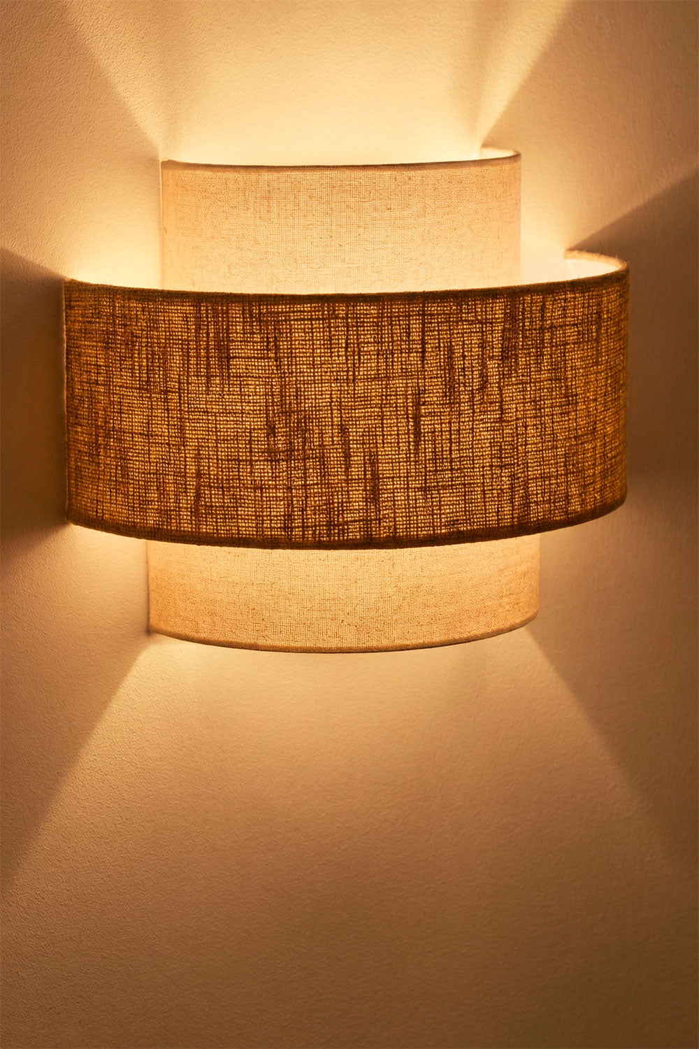 Pakabinamas šviestuvas LUMENA, natūrali, Ø55 cm