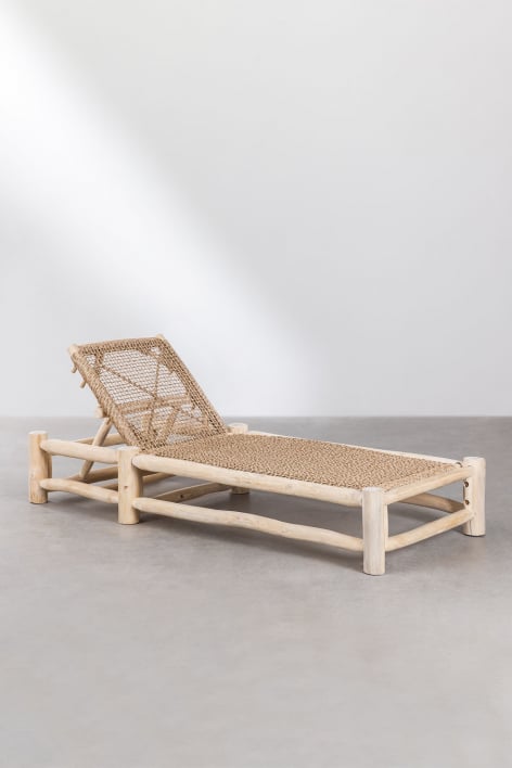Divvietīgs āra dīvāns TEAK, tīkkoks