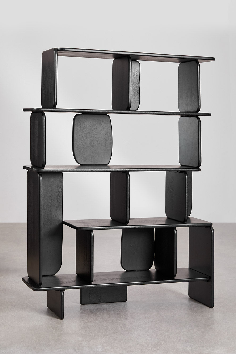 Grāmatu plaukts ARGUS, 140x190 cm, mango koks