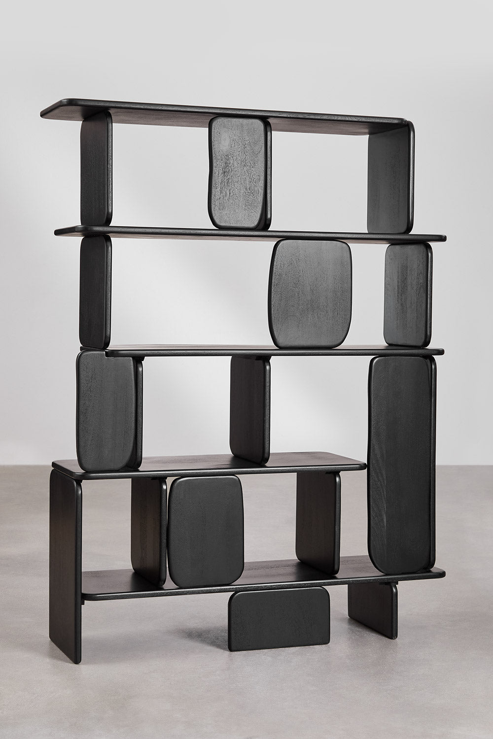 Grāmatu plaukts ARGUS, 140x190 cm, mango koks