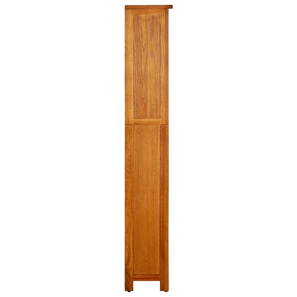Knygų spinta, 5 aukštų, 45x22x140cm, ąžuolo medienos masyvas - Namų Idėja