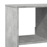 Knygų spinta, betono pilka, 100x33x125,5cm, apdirbta mediena - Namų Idėja