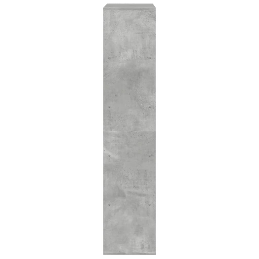 Knygų spinta, betono pilka, 100x33x156,5cm, apdirbta mediena - Namų Idėja