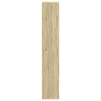 Knygų spinta, sonoma ąžuolo, 100x33x187,5cm, apdirbta mediena - Namų Idėja