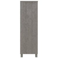 Knygų spintelė HAMAR, šviesiai pilka, 85x35x112cm, pušis - Namų Idėja