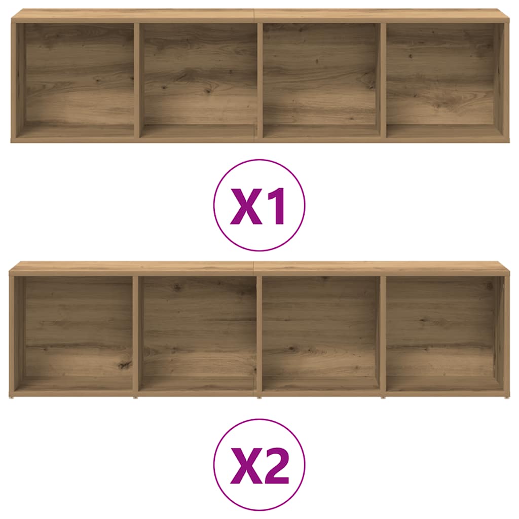 knygų spintelės 3 vnt Artisan Oak Engineered Wood - Namų Idėja