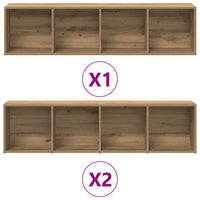 knygų spintelės 3 vnt Artisan Oak Engineered Wood - Namų Idėja