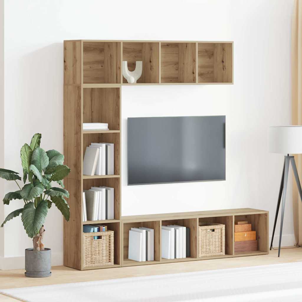 knygų spintelės 3 vnt Artisan Oak Engineered Wood - Namų Idėja